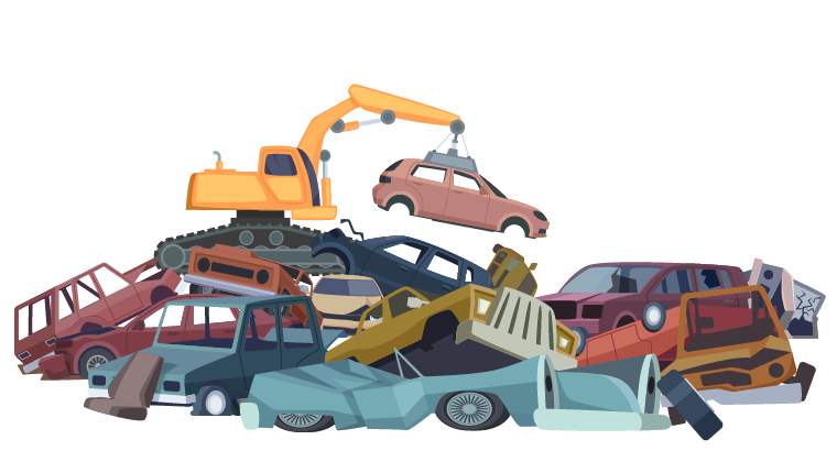 Junkyard illustration